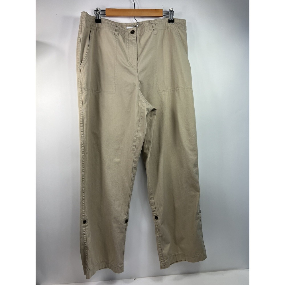 Charter Club Woman Katherine Fit Full Length Pants Women's Size 16W Beige